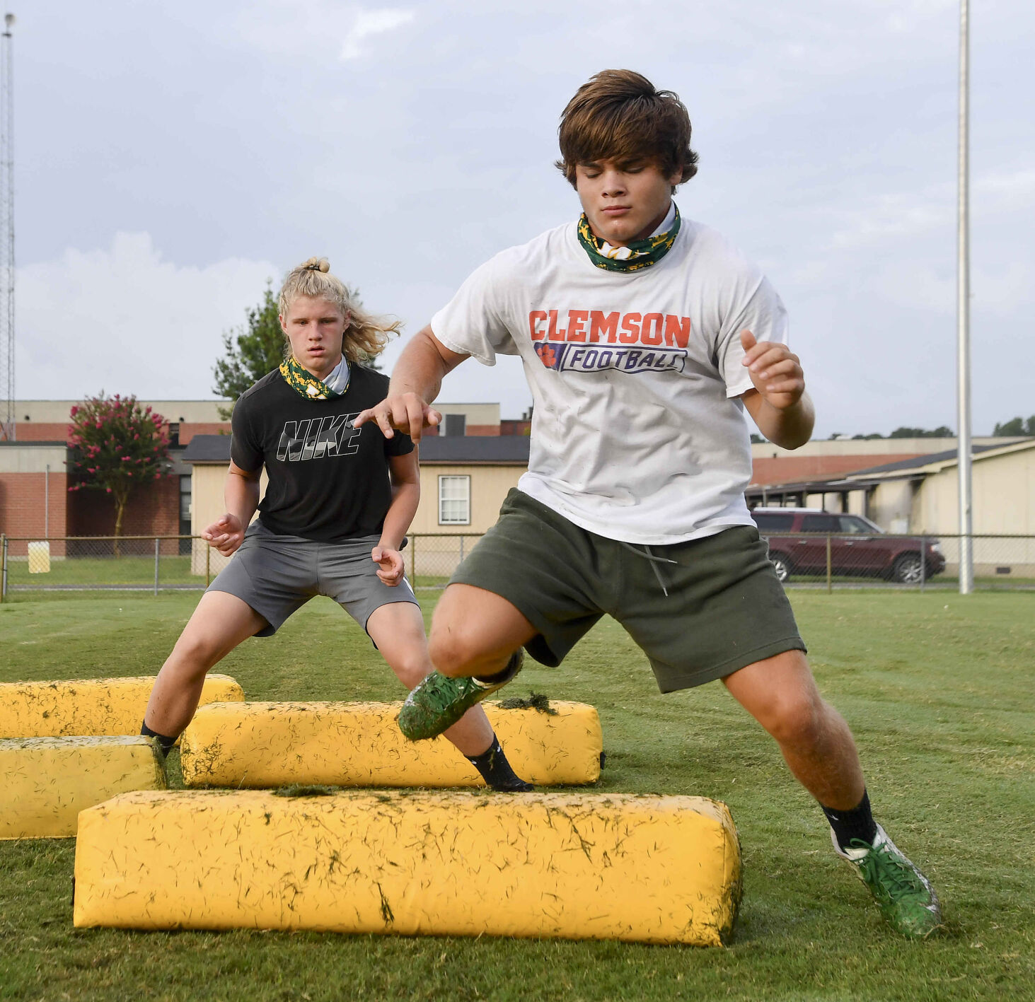West Florence High School football practice